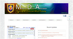 Desktop Screenshot of mda.org.my